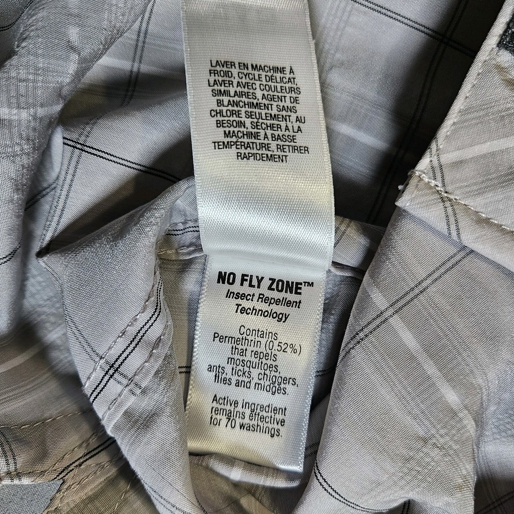 Cabelas XPG Shirt Mens 2XL Grey Outdoor Fishing Hiking XPG Insect Defense - Picture 15 of 15